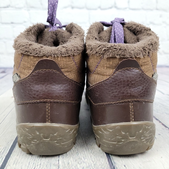 MERRELL | leather lace-up high top hiking outdoor boots - Picture 7 of 12